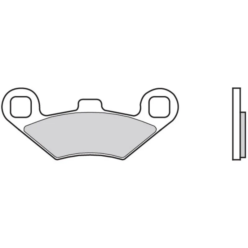 Plaquettes de frein BREMBO 07PO02SD métal fritté