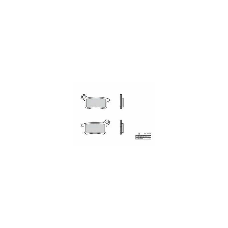 Plaquettes de frein BREMBO Off-Road 07GR69SD métal fritté Ktm SX65/85/105